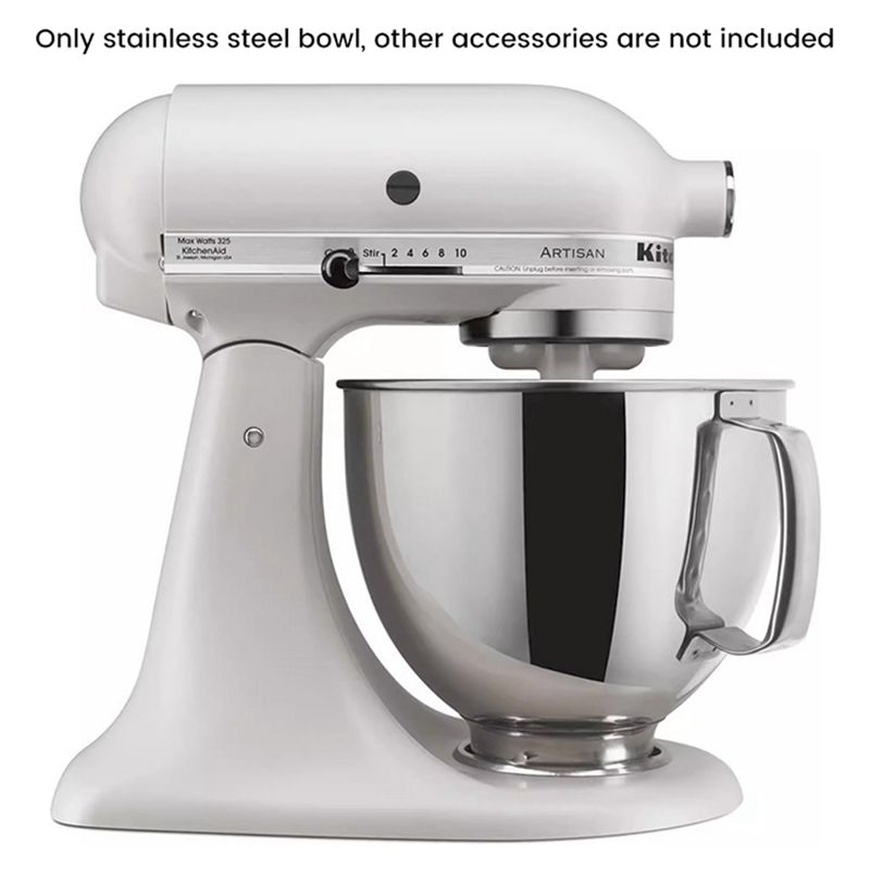 Recipiente mezclador de acero  - Kitchenaid Mixer Artisan 5Qt reseña y precio