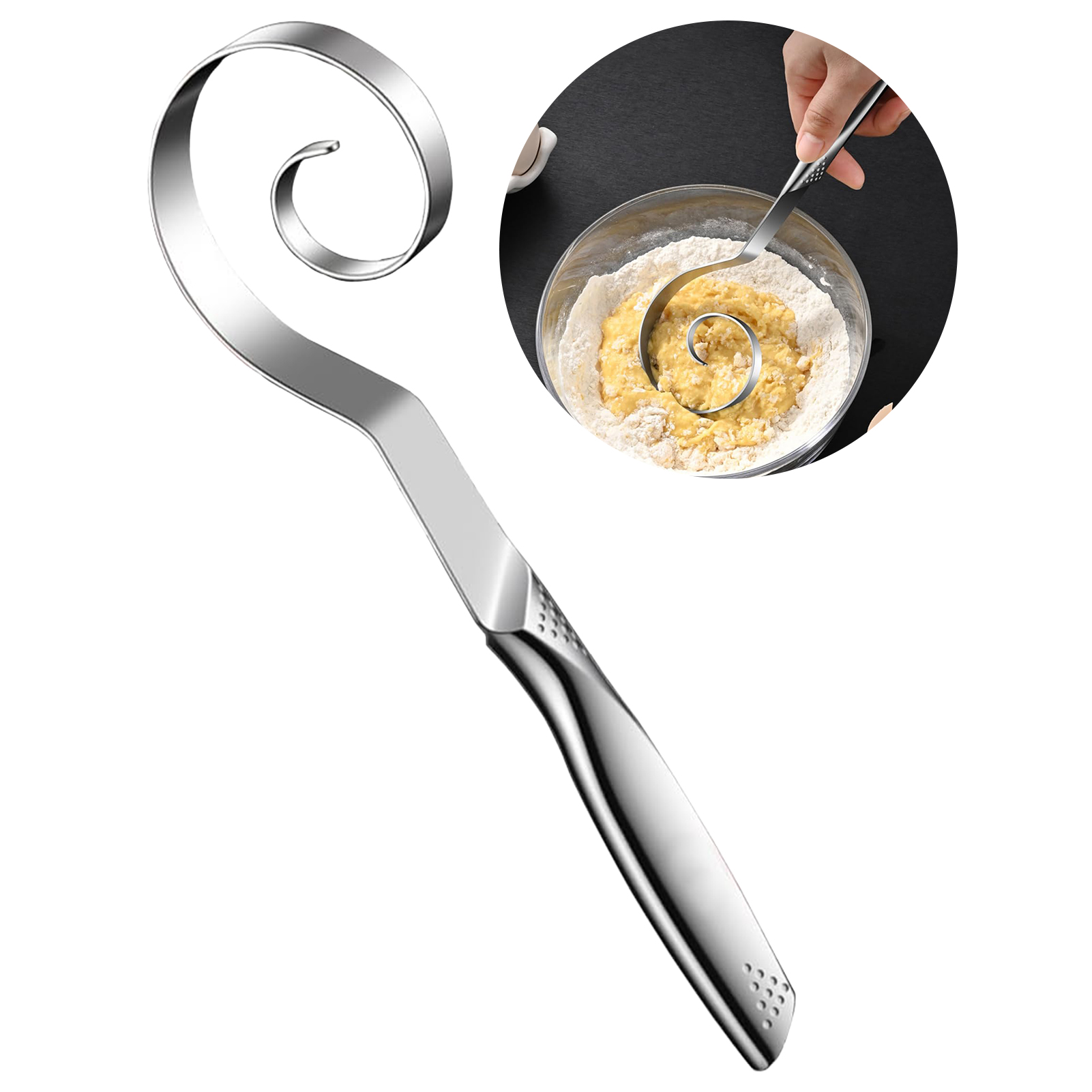 Batidor de masa portátil sin c - Danish Pancake Pan reseña y precio